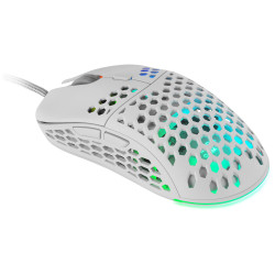 Souris filaire Gamer Mars Gaming MM55 RGB (Blanc)