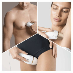 Epilateur Braun Silk-expert Pro 5 PL5014 IPL (Blanc Or)