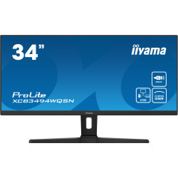 Ecran IIYAMA 34 Noir VA 21 9 incurvé 4ms 3440x1440 UWQHD 0.4ms 300 cd m  HPs 1x