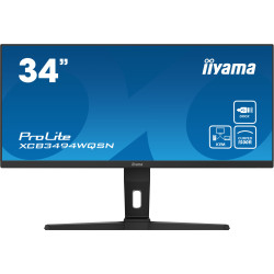 Ecran IIYAMA 34 Noir VA 21 9 incurvé 4ms 3440x1440 UWQHD 0.4ms 300 cd m  HPs 1x