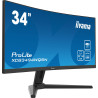 Ecran IIYAMA 34 Noir VA 21 9 incurvé 4ms 3440x1440 UWQHD 0.4ms 300 cd m  HPs 1x