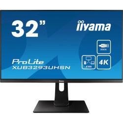 Ecran IIYAMA 31,5 Noir IPS 3840 x 2160 4ms 350 cd m  16 9  60Hz 1xHDMI 1xDP 1xU