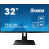 Ecran IIYAMA 31,5 Noir IPS 3840 x 2160 4ms 350 cd m  16 9  60Hz 1xHDMI 1xDP 1xU