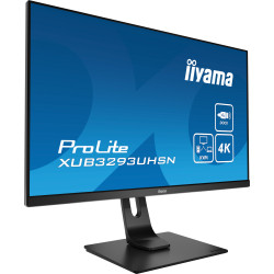 Ecran IIYAMA 31,5 Noir IPS 3840 x 2160 4ms 350 cd m  16 9  60Hz 1xHDMI 1xDP 1xU