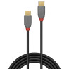 C ble USB 2.0 Type C m le m le, 3A, Anthra Line, 2m