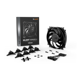 Ventilateur de boitier Be Quiet Silent Wings 4 - 12cm (Noir)