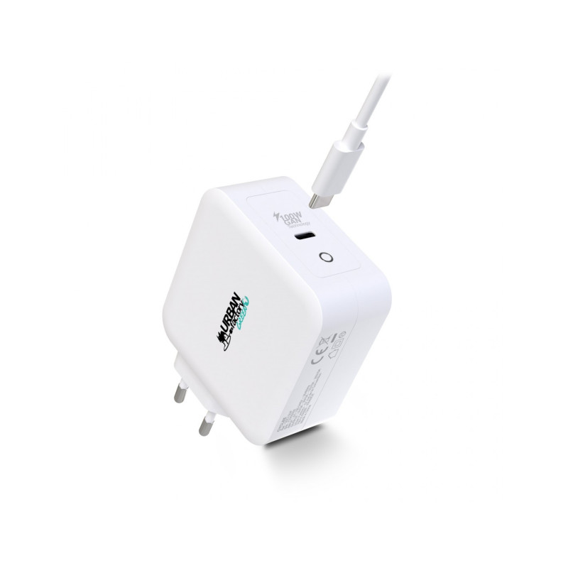 Chargeur secteur Universel Urban Factory USB-C - 100W (Blanc) Chargeur secteur Universel Urban Factory USB-C - 100W (Blanc)
