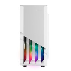 Boitier Moyen Tour ATX Mars Gaming MC-X2 RGB avec panneau vitré (Blanc)