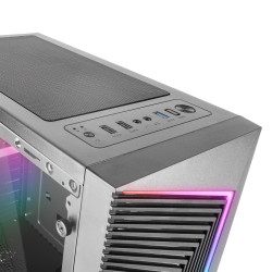 Boitier Moyen Tour ATX Mars Gaming MC-X7 RGB avec panneau vitré (Noir)