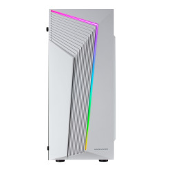Boitier Moyen Tour ATX Mars Gaming MC-X7 RGB avec panneau vitré (Blanc)