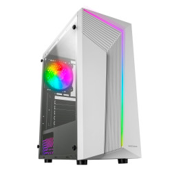 Boitier Moyen Tour ATX Mars Gaming MC-X7 RGB avec panneau vitré (Blanc)