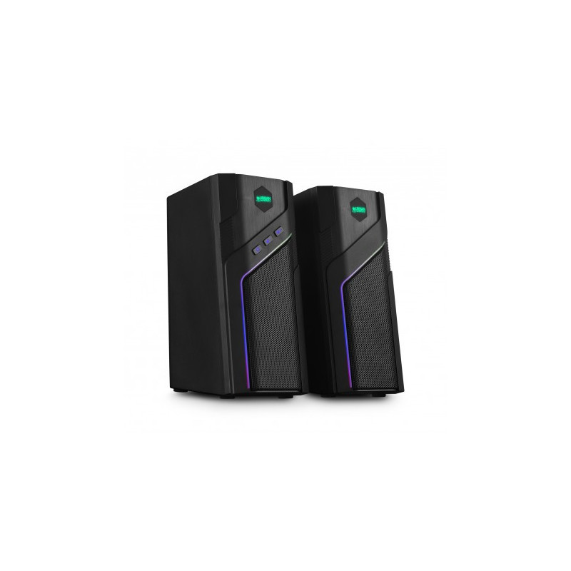 Enceintes Bluetooth Urban Factory Boomee RGB (Noir)