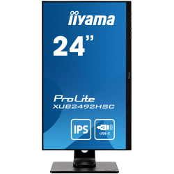 Ecran IIYAMA 24 IPS LED 16 9 Noir 4ms 1920x1080 250 cd m  DP HDMI 2xUSB-HUB 1xU