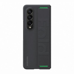 Galaxy Z Fold 4 Coque silicone Noir avec lanière   EF-GF936TBEGWW