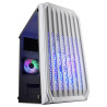 Boitier Mini Tour Micro ATX Mars Gaming MC-S2 RGB avec panneau vitré (Blanc)
