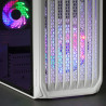 Boitier Mini Tour Micro ATX Mars Gaming MC-S2 RGB avec panneau vitré (Blanc)