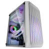 Boitier Mini Tour Micro ATX Mars Gaming MC-S2 RGB avec panneau vitré (Blanc)
