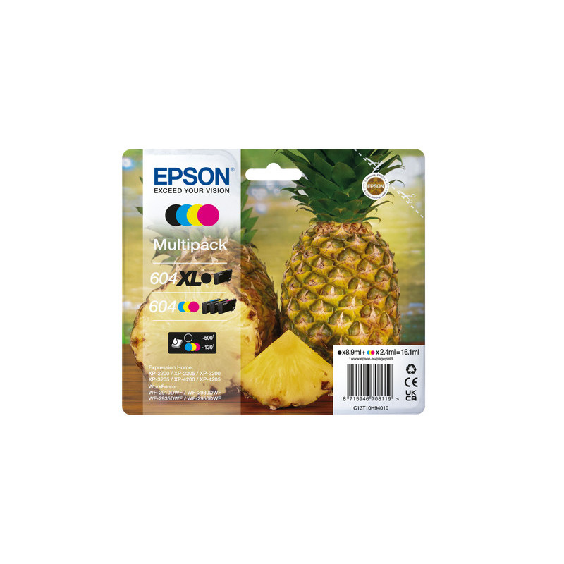 EPSON ENCRE 604 C.M.J - N XL