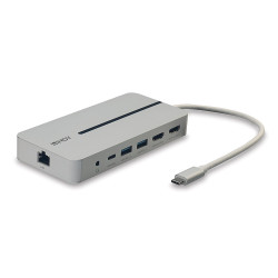 DST-Pro M, Docking station USB C pour Laptop, PC et Mac M1 M2 avec résolution 4K