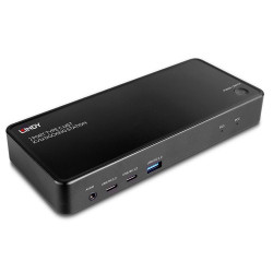 Docking Station KVM 2 Ports USB Type C MST Ajoute des ports DP, HDMI, USB,Gigabi
