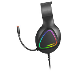 Casque Micro Gamer Mars Gaming MH222 RGB (Noir)