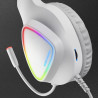 Casque Micro Gamer Mars Gaming MH222 RGB (Blanc)
