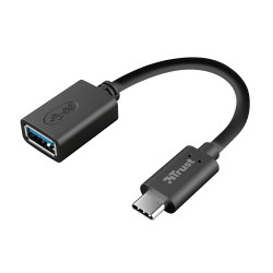 Adaptateur USB 3.0 Type C Trust vers USB Type A M F (Noir)
