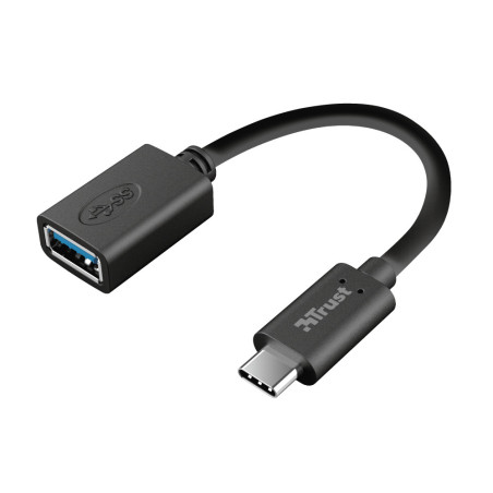 Adaptateur USB 3.0 Type C Trust vers USB Type A M F (Noir)