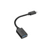 Adaptateur USB 3.0 Type C Trust vers USB Type A M F (Noir)