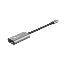 Adaptateur USB-C Trust Dalyx vers HDMI 15cm (Gris)