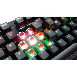 Clavier Gamer mécanique (Outemu Red) Trust GXT 863 Mazz RGB (Noir)