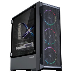 Boitier Moyen Tour ATX Zalman Z8 MS RGB avec panneau vitré(Noir)