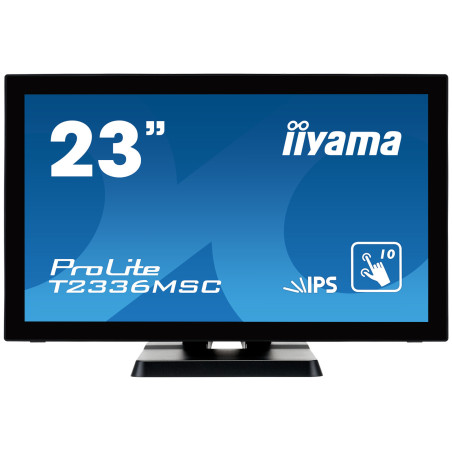 Ecran IIYAMA 23 Noir Tactile 10 points IPS LED Full HD 1920x1080 5ms 250 cd m  