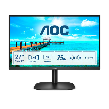 Ecran 27" AOC 27B2AM Full HD (Noir)