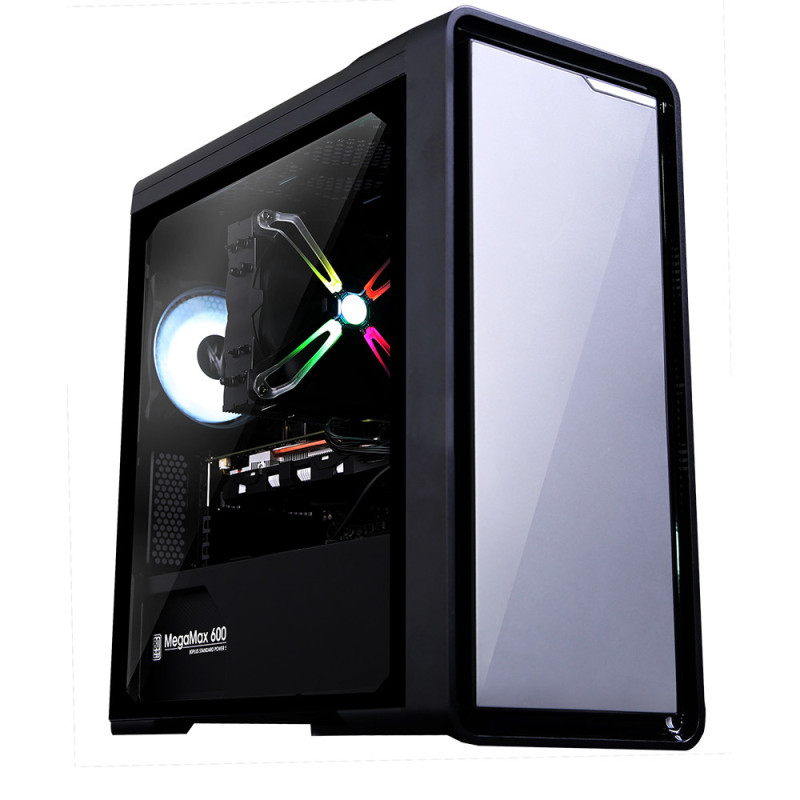 Boitier Mini Tour Micro ATX Zalman M3 avec panneau vitré (Noir Gris)