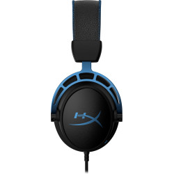Casque HyperX Cloud Alpha S Noir et Bleu, compatible PC, PS5, PS4, Mousse à mémo