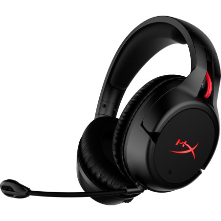 Casque HyperX Cloud Flight Noir et Rouge, Sans fil,  couteurs rotatifs à 90 , Co