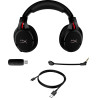 Casque HyperX Cloud Flight Noir et Rouge, Sans fil,  couteurs rotatifs à 90 , Co