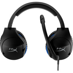 Casque HyperX Cloud Stinger Noir et Bleu, filaire, coussinets à mémoire de forme