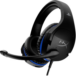 Casque HyperX Cloud Stinger Noir et Bleu, filaire, coussinets à mémoire de forme