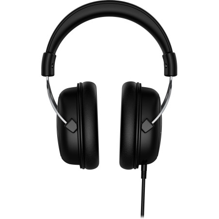 Casque-micro de jeu HyperX CloudX Noir Argent, cadre aluminium et coussinets à m