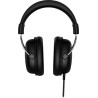 Casque-micro de jeu HyperX CloudX Noir Argent, cadre aluminium et coussinets à m