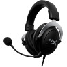 Casque-micro de jeu HyperX CloudX Noir Argent, cadre aluminium et coussinets à m