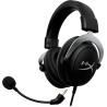 Casque-micro de jeu HyperX CloudX Noir Argent, cadre aluminium et coussinets à m