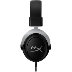 Casque-micro de jeu HyperX CloudX Noir Argent, cadre aluminium et coussinets à m