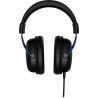 Casque-Micro HyperX Cloud Noir-Bleu, Coussinets à mémoire de forme et cadre alum
