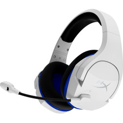 Casque Core HyperX Cloud Stinger Plus Bleu Blanc, Sans Fil, compatible PS5 PS4