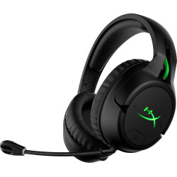 Casque HyperX CloudX Flight Noir et vert, Coussinets à mémoire de forme, sans-fi