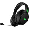 Casque HyperX CloudX Flight Noir et vert, Coussinets à mémoire de forme, sans-fi
