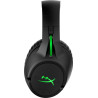 Casque HyperX CloudX Flight Noir et vert, Coussinets à mémoire de forme, sans-fi